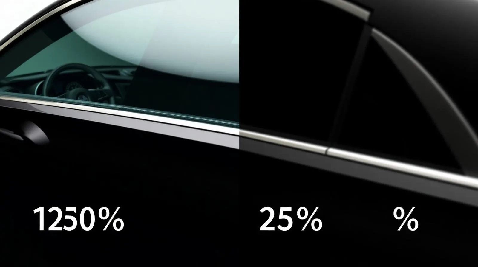 Vehicle window with tint